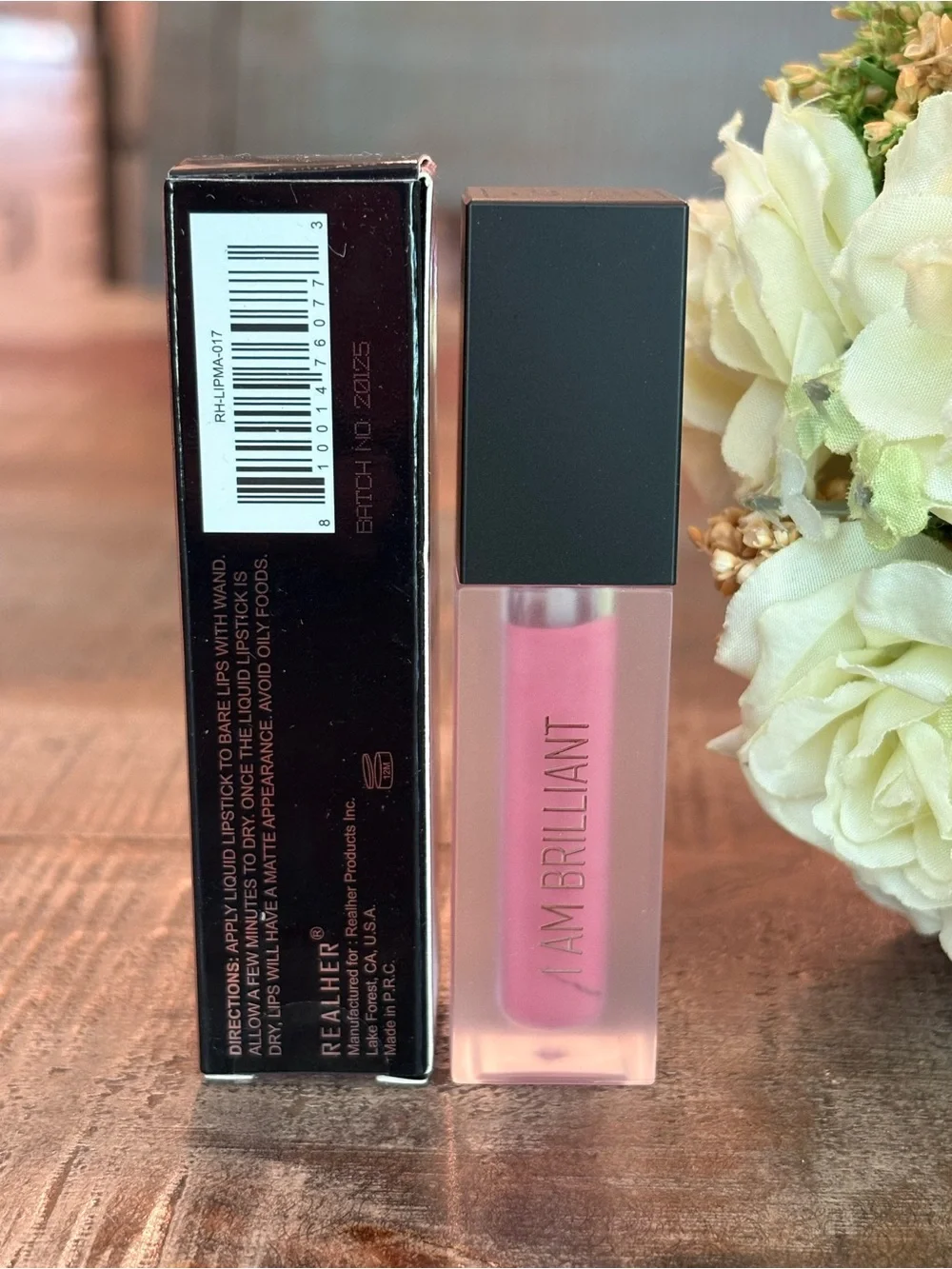 New REALHER Matte LIQUID LIPSTICK in I AM BRILLIANT {Pink Mauve}